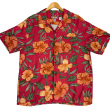 Vintage Caribbean Joe Hibiscus Aloha Shirt (L)