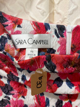 Sara Campbell Red Floral Dress (Size 10)