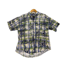 Chaps Ralph Lauren Plaid Hibiscus Button Down (M)