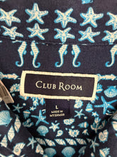 Vintage Club Room Sealife Print Aloha Shirt (L)