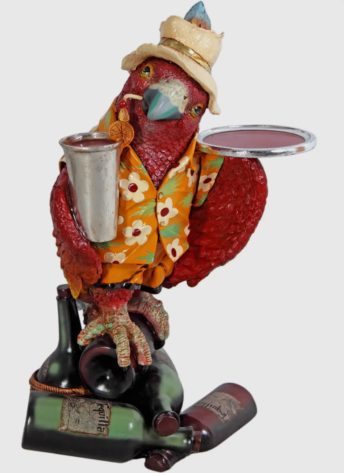 Parrot Butler Parrot Butler Large Resin Sculpture 3 Feet Tall – The Sand Pebble