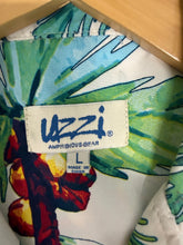 Vintage Uzzi Flamingo Palm Aloha Shirt (L)