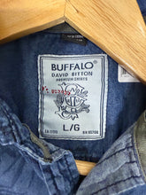 Buffalo David Bitton Denim Leaf Button Down (L)