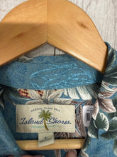 Vintage Island Shores Pineapple Aloha Shirt (L)