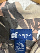 Vintage Caribbean Joe Monstera Aloha Shirt (L)