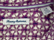 Tommy Bahama Purple Geometric Patterned Button Down (L)