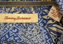 Tommy Bahama Polynesian Tapa Print Aloha Shirt (L)