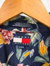 Tommy Hilfiger Blue Floral Hawaiian Button Down (XL)