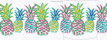 Pineapple Double Old Fashioned Frosted Cocktail Glasses (Set of 2)