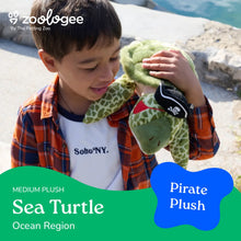 Pirate Sea Turtle Plush 14"