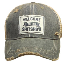 "Welcome to the Shitshow" Funny Distressed Trucker Hat